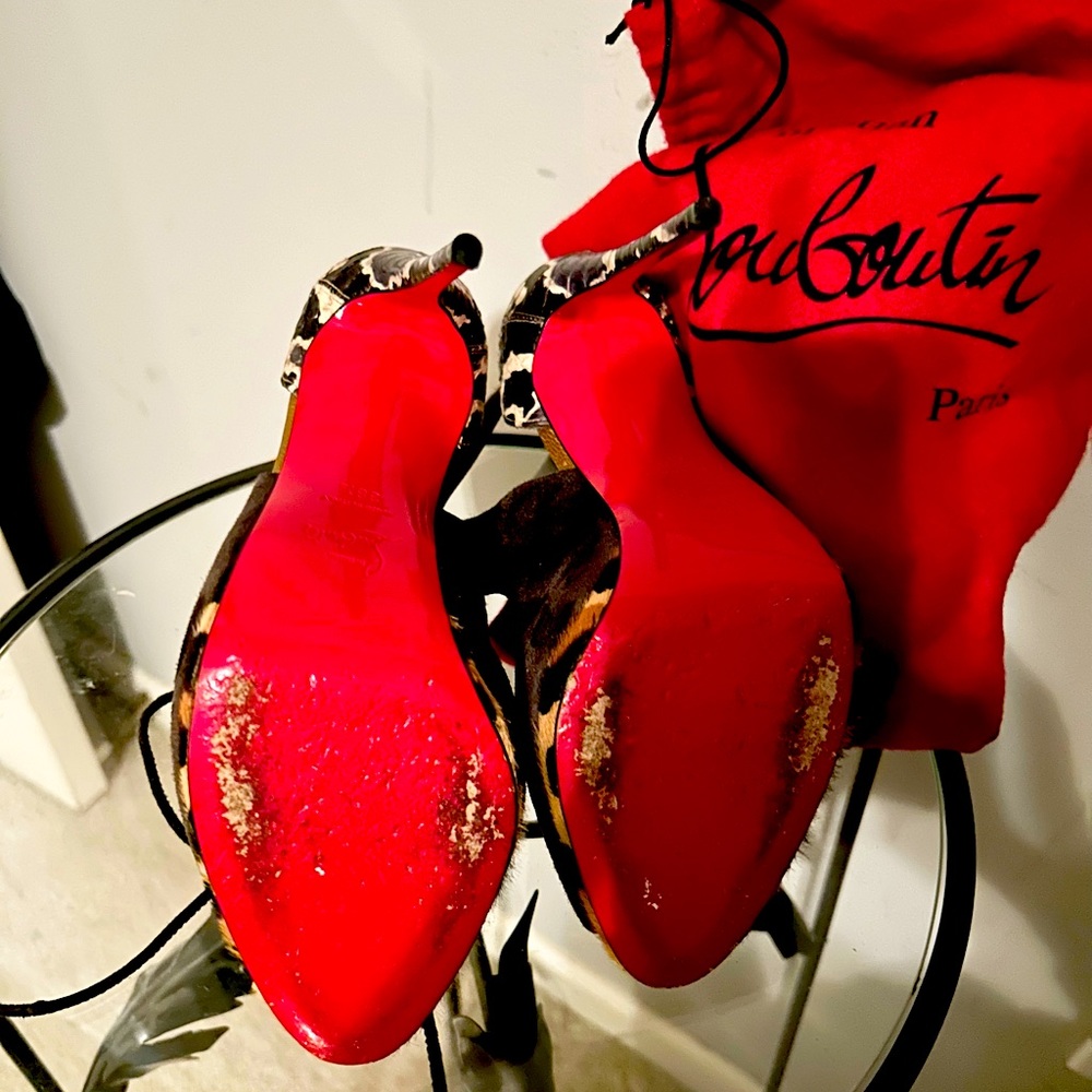CHRISTIAN LOUBOUTIN gently wore. I haven’t wore in over a year.